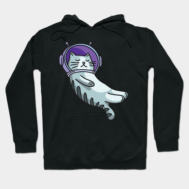 Cat Astronaut Hoodie by ShirtyLife